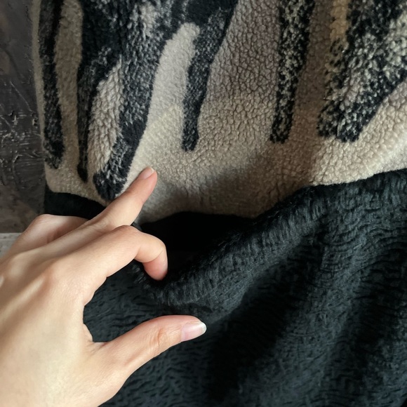 Vintage Danielle Nault Sherpa Horses Zip-up Sweater Vest - Picture 5 of 10